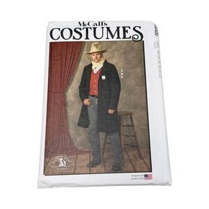 McCall's M8400 Sewing Pattern Men's Western Duster Vest Size 34-42 New Uncut